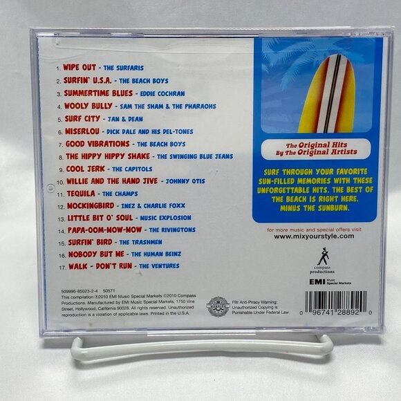 60s Beach Party Surfs Up (2010, CD) 17 Tracks - Picture 2 of 6